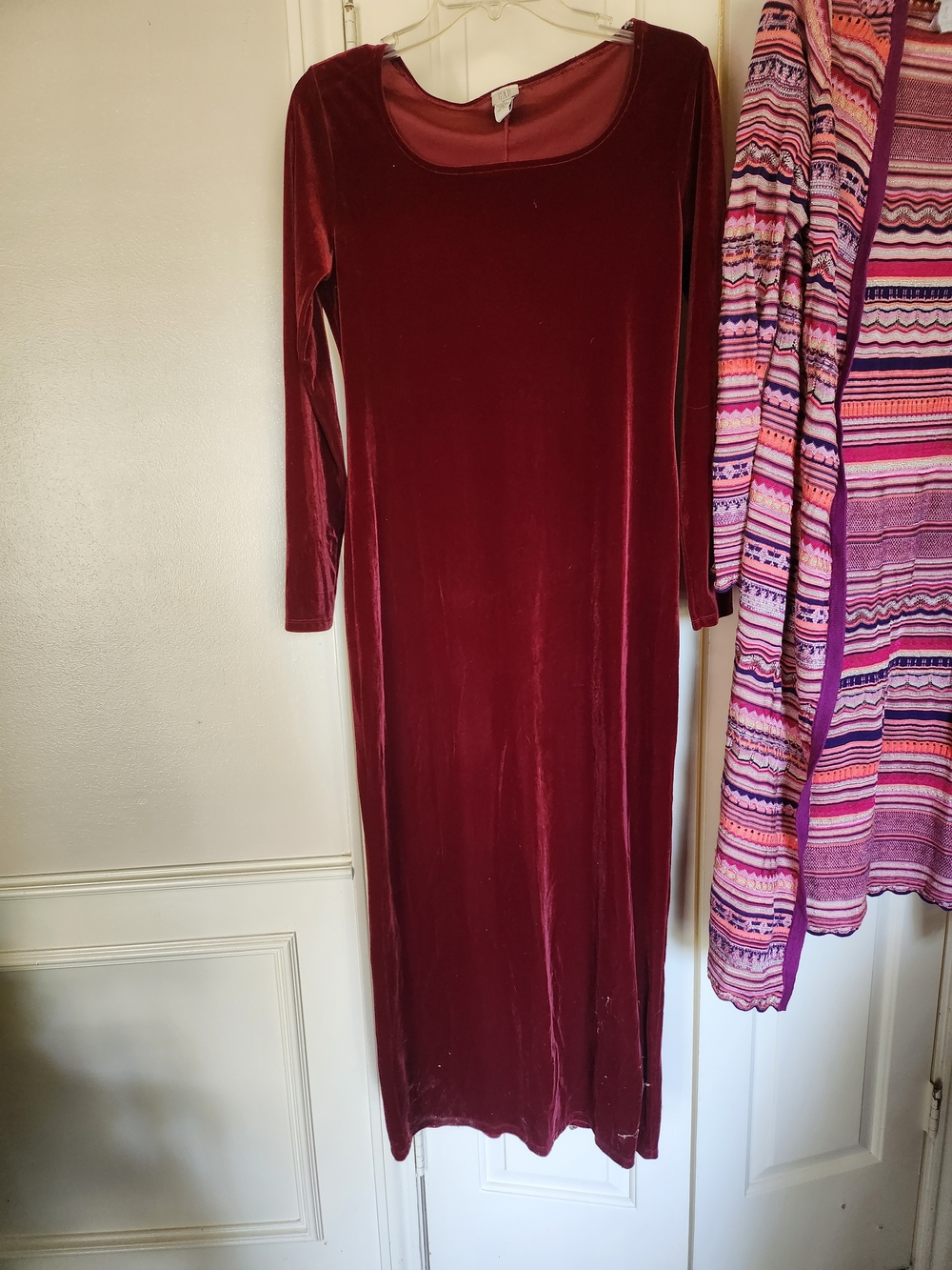 GAP Burgundy Velvet Dress